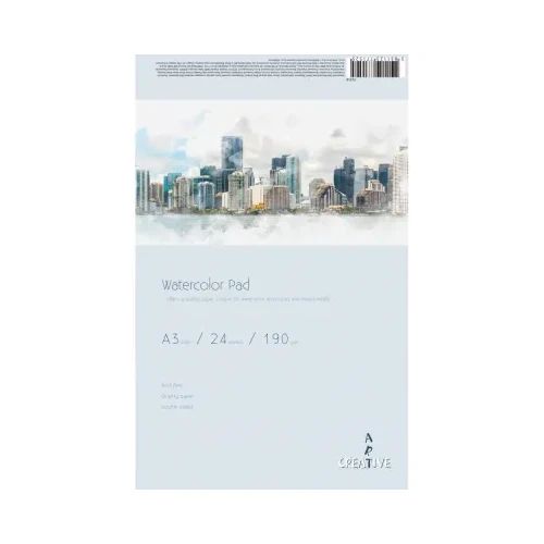 Скицник Watercolor Pad А3, 190 g, 24 листа