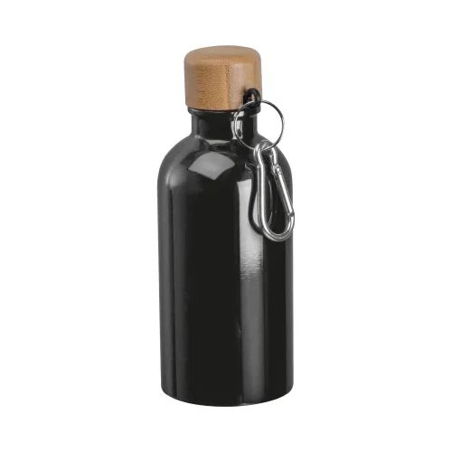 Метална бутилка за вода, 750ml, черна