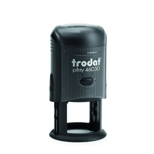 Печат Trodat Printy, диаметър 25mm, кръгъл, син