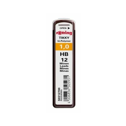 Графити Rotring за автоматичен молив 1 mm, HB