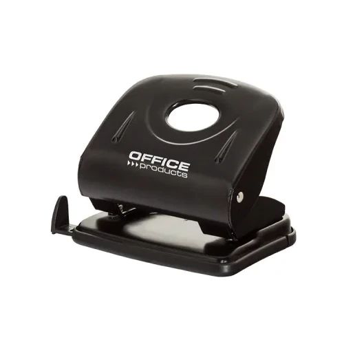 Перфоратор Office Products, до 30 листа, метален, черен