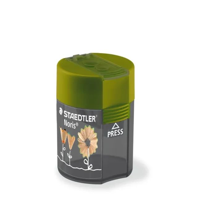 Острилка Staedtler 512 с контейнер, двойна, ЗЕЛЕН