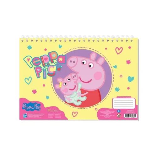 Скицник със спирала А4, 30л, peppa pig