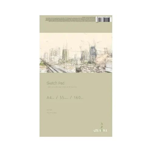 Скицник Sketch Pad А4, 160 g, 35 листа