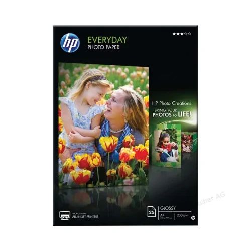 Фото х-я HP Everyday Photo,glossy,А4,200гр,опаковка 25