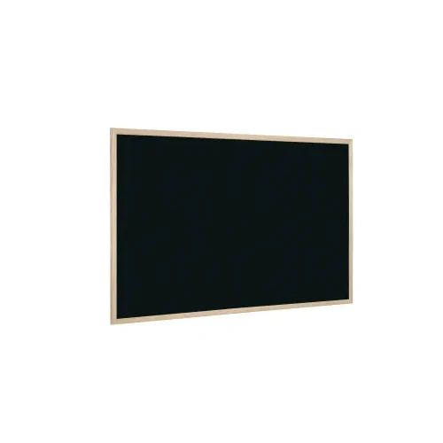 Дъска Bi-Office черна с дървена рамка, 60х90 cm