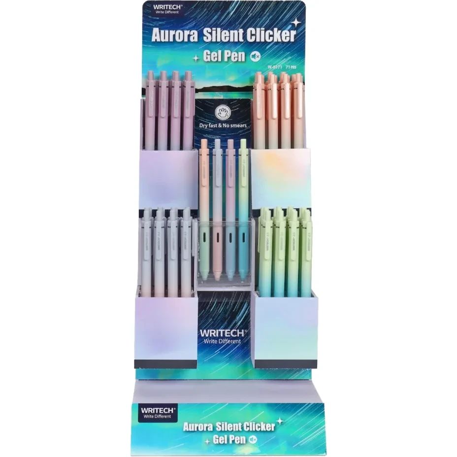 Дисплей гел химикалки Writech Gradient, 72 бр.