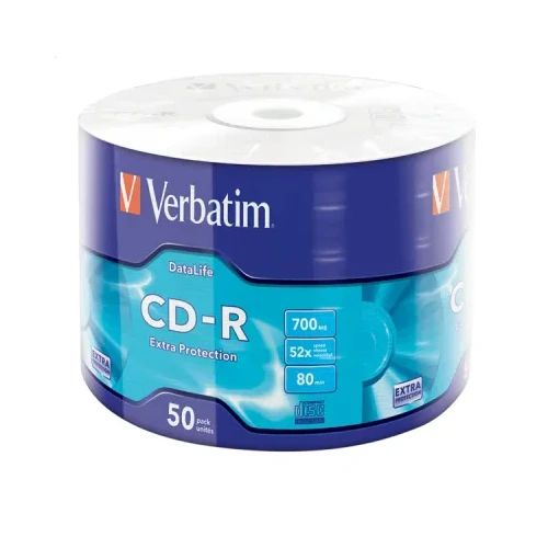 CD-R Verbatim 52X 700MB Ep опаковка 50бр