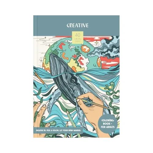Книжка за оцветяване Creative Animal Kingdom, 40 страници