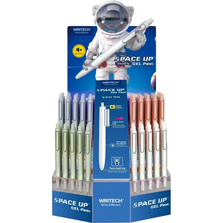 Дисплей гел химикалки Writech Space Up, 70 бр.