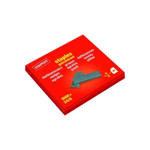 Телчета Staples 24/6, опаковка 1000
