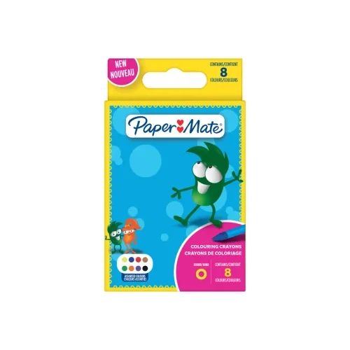 Пастели Papermate Kids Colouring, 8 цвята