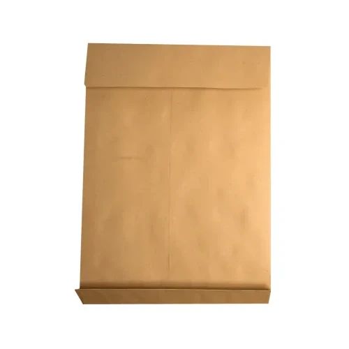 Плик В4 130g,250x353,кафяв с дъно,СЗЛ с лента,опаковка 10