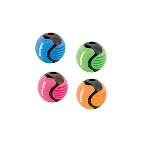 Пластмасова острилка Octopus Ball, асорти