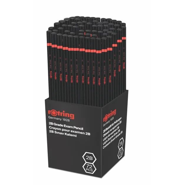 Молив Rotring, 2B, черен, опаковка 72