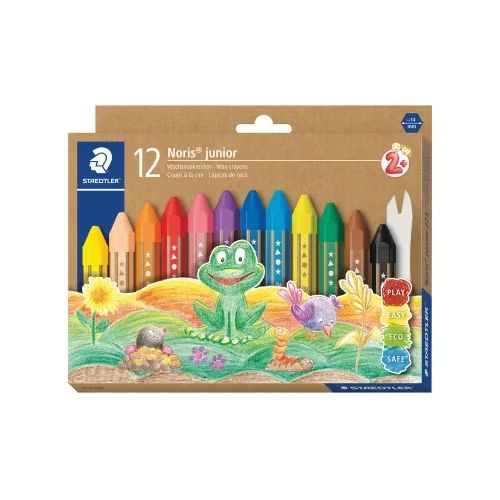 Пастели Staedtler Noris Junior 224, 12 цвята