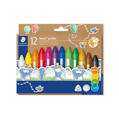 Пастели Staedtler Noris Jumbo 228 14, 12 цвята