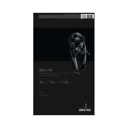 Скицник Black Pad А4, 120 g, 20 листа