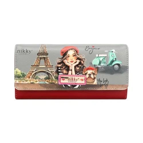 Портфейл Nikky, 19x10x4 cm, Eiffel dreams