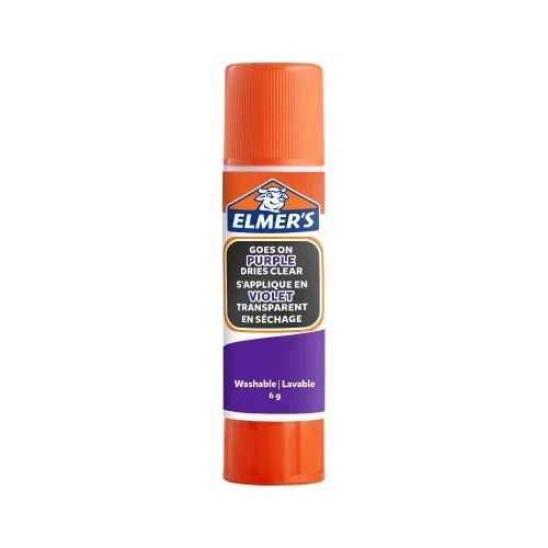 Сухо лепило Elmers Disappearing Purple, 3x6g
