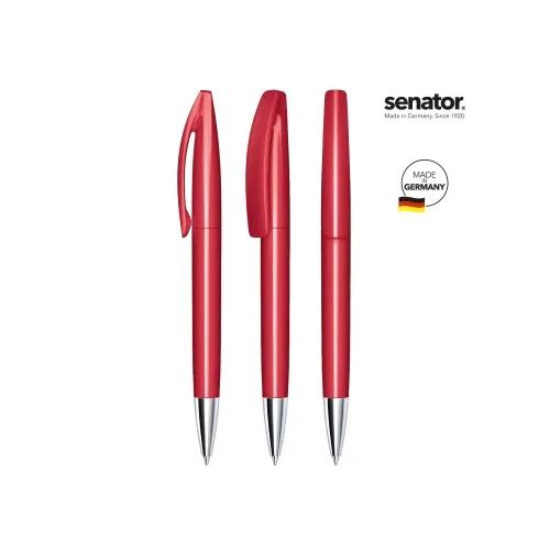Химикалка Senator Bridge Polished MT 3252, червен 186