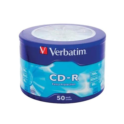 CD-R Verbatim Extra Protect 700MB, 52x опаковка 50 шпиндел