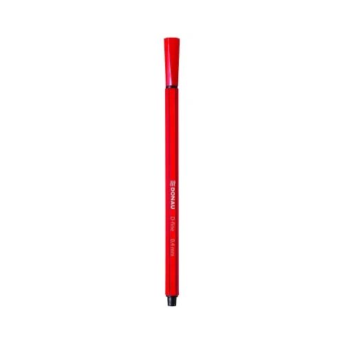 Тънкописец Donau D-fine, 0.4mm, червен