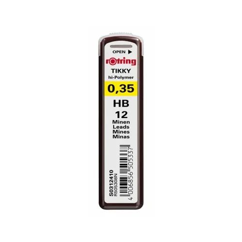 Графити Rotring за автоматичен молив 0.35 mm, HB