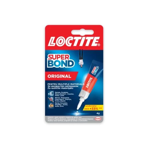 Секундно лепило Loctite Super Bond ORIGINAL, 4g