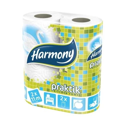 Кухненска ролка HarmonyPraktik/Everyday,двупластова,оп.2, бяла