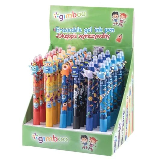 Гел химикалка Gimboo Erasable, мотив космос