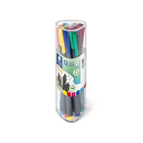 Комплект тънкописци Staedtler 334, 12 цвята