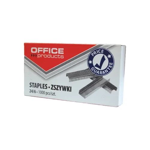 Телчета Office Products 24/6,станд, до 30 листа, опаковка 1000