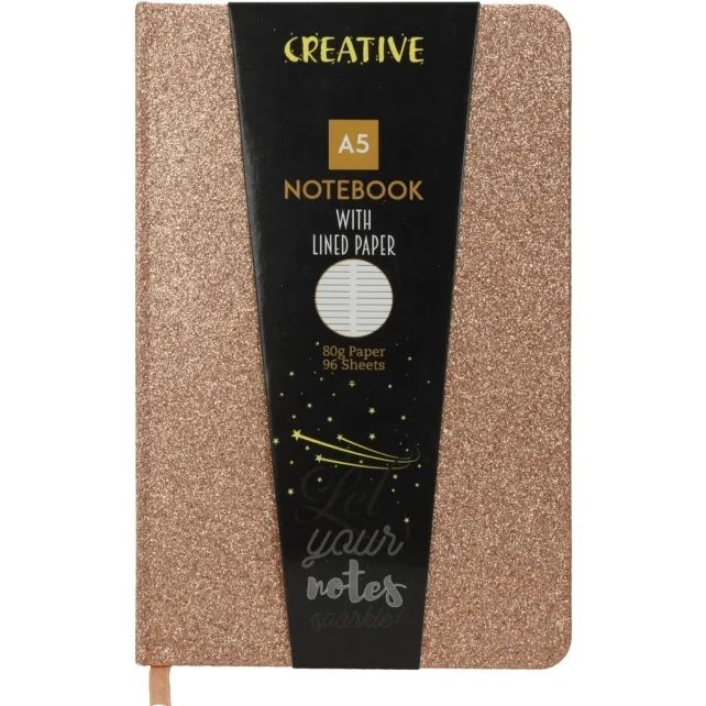 Бележник Creative, A5, 96л, асорти