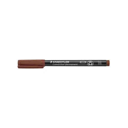 Маркер Staedtler Lumocolor 317 OHP М, кафяв