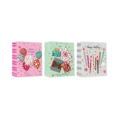 Подаръчна торбичка Deluxe Large Glitter HB, 26x32x12cm