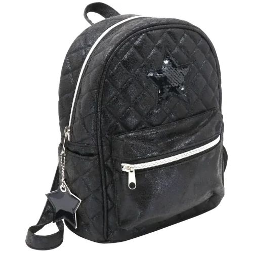 Детска раница Street Fashion Black Star 20x26x10