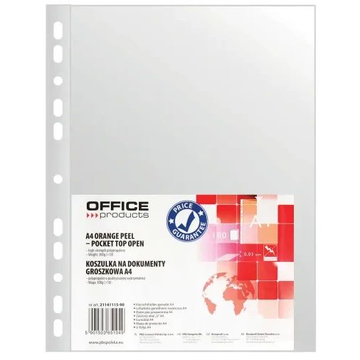 Джоб Office Prod с перфорация мат, А4, 30микрона опаковка 100