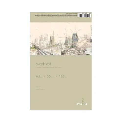 Скицник Sketch Pad А3, 160 g, 35 листа