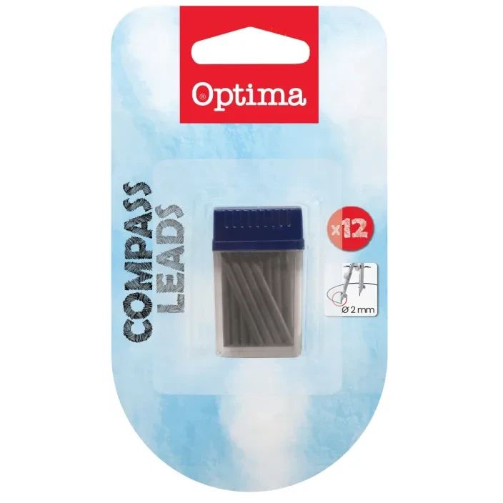 Графити за пергел Optima, Ф2mm, 12 бр, блистер