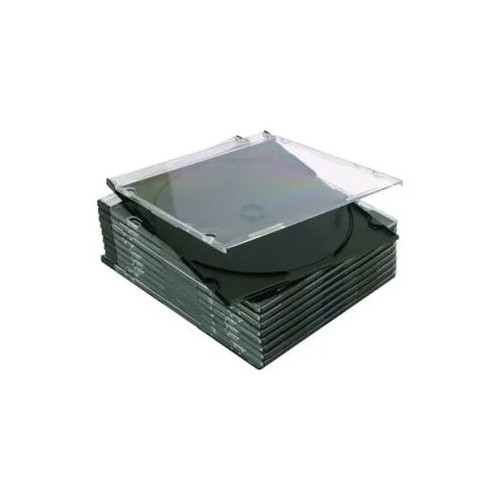 Кутия за 1бр CD, Slim, черен гръб