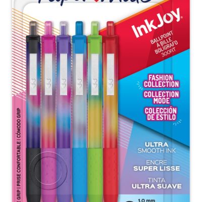 Комплект химикалки Papermate InkJoy 300 RT, 6 цвята