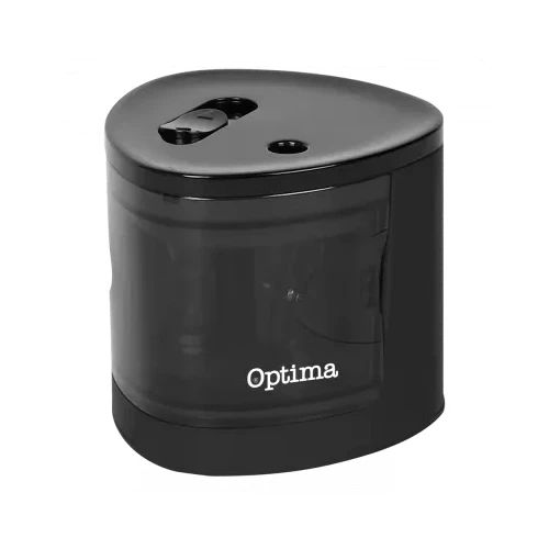 Настолна електрическа острилка Optima, двойна, черна
