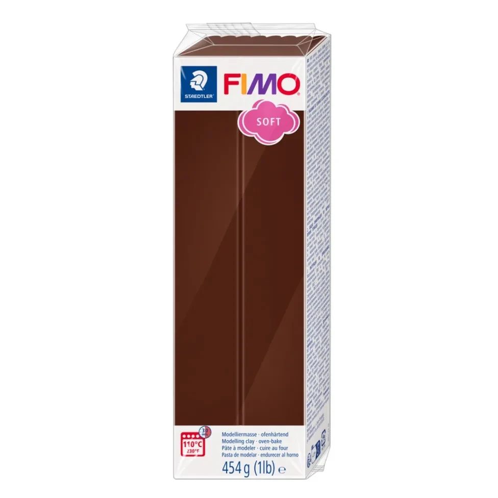 Полимерна глина Staedtler Fimo Soft, 454g, шоколад 75