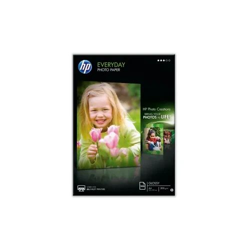 Фото хартия HP Everyday Photo glossy А4, 200g, опаковка 100 листа