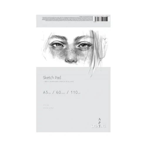 Скицник Sketch Pad А3, 110 g, 60 листа