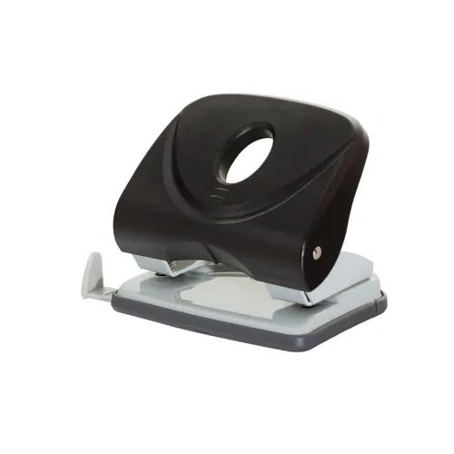 Перфоратор Office Products, до 30 листа, пластмасов, черен