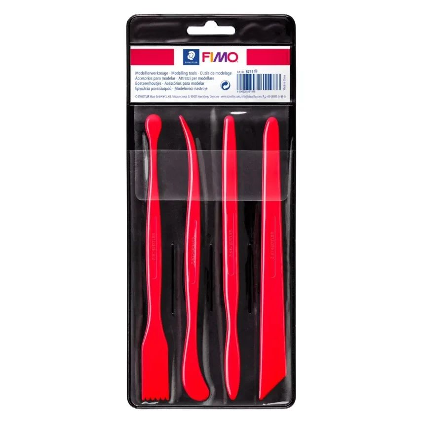 Инструменти за моделиране Staedtler Fimo 8711, 4 броя