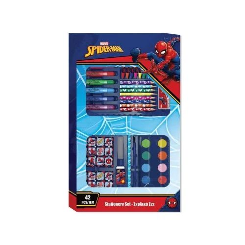 Комплект за оцветяване, 42 части, SPIDERMAN