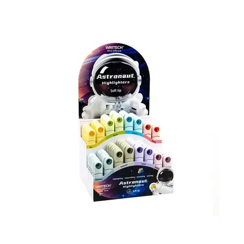 Дисплей текстмаркери Writech Pastel+Vintage, 96 бр